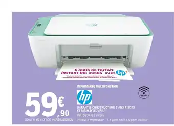 E.Leclerc Imprimante multifonction hp offre