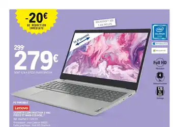 E.Leclerc Pc portable lenovo offre