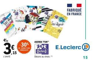 E.Leclerc Agenda offre