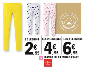 E.Leclerc Legging tissaia basics offre