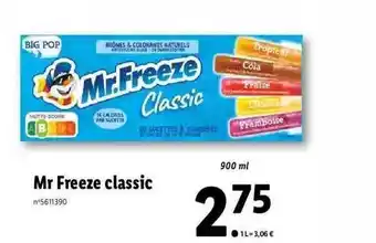Lidl Mr freeze classic offre