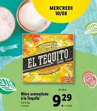Lidl Bière aromatisée à la tequila offre