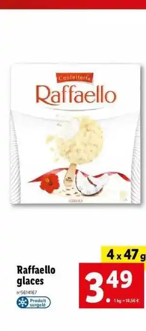 Lidl Raffaello glaces offre