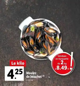 Lidl Moules de bouchot offre