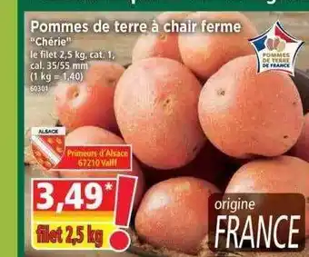 Norma Pommes de terre à chair ferme offre