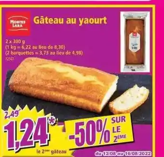 Norma Gâteau au yaourt offre