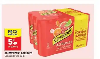ALDI Schweppes agrumes offre
