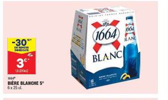 ALDI 1664 bière blanche 50° offre
