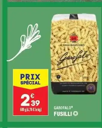 ALDI Fusilli garofalo offre
