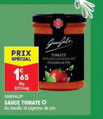 ALDI Sauce tomate garofalo offre