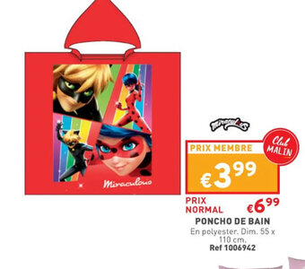 Trafic Poncho De Bain offre