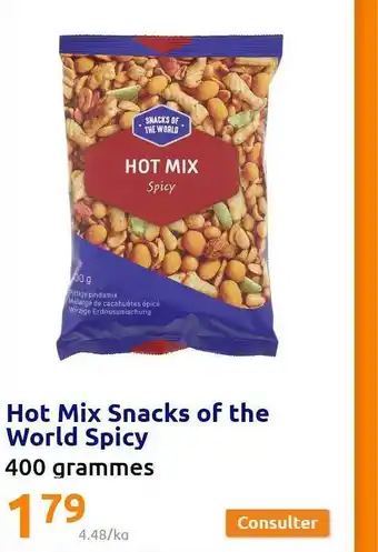 Action Hot mix snacks of the world spicy offre
