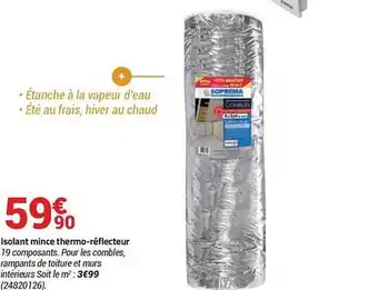 Bricorama Isolant mince thermo-réflecteur offre