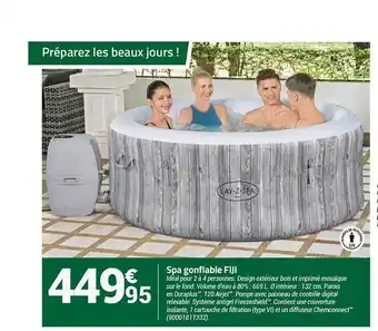 Bricorama Spa gonflable fiji offre