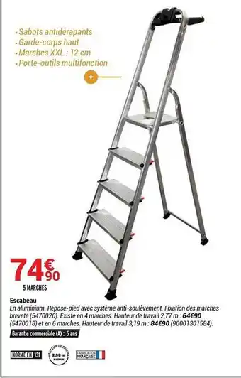 Bricorama Escabeau offre