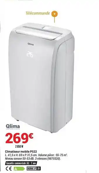 Bricorama Climatiseur mobile p522 offre