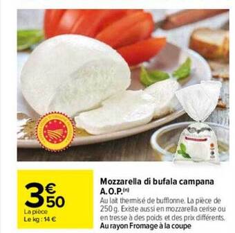 Carrefour Mozzarella di bufala campana a.o.p. offre