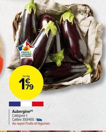 Carrefour Market Aubergine offre
