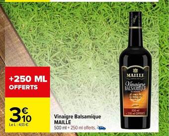 Carrefour Market Vinaigre balsamique maille offre