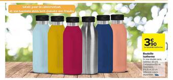 Carrefour Market Bouteille isotherme offre