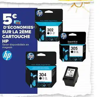Carrefour Market D'économie sur la 2éme cartouche hp offre