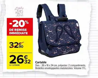 Offre carrefour cartable best sale