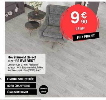Chretien Matériaux Revêtement de sol stratifié everest offre