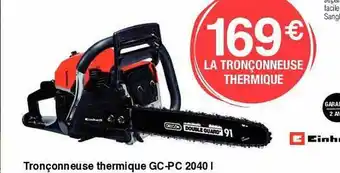 Tronçonneuse thermique gc-pc 2040 i einhell