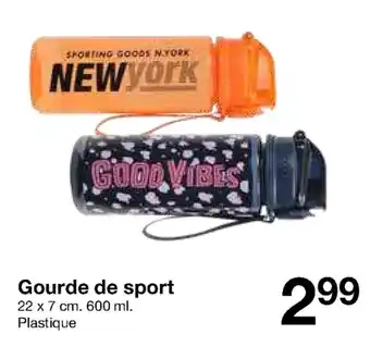 Zeeman Gourde de sport offre