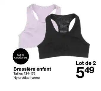 Zeeman Brassière enfant offre