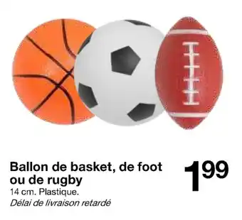 Ballon de basket, de foot ou de rugby