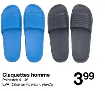 Zeeman Claquettes homme offre