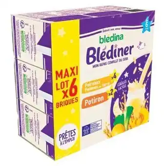 Auchan BRIQUES DE LÉGUMES BLÉDINER offre