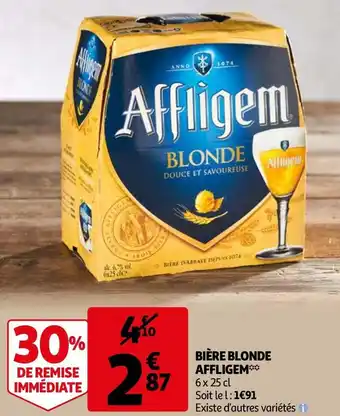 Auchan BIÈRE BLONDE offre