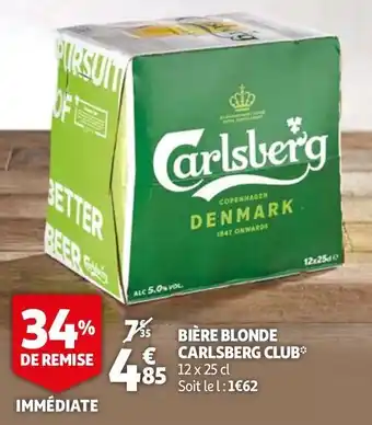 Auchan BIÈRE BLONDE CLUB offre
