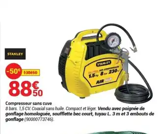 Bricorama Compresseur Sans Cuve offre