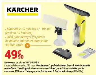 Bricorama Nettoyeur de vitres WV2 PLUS N offre