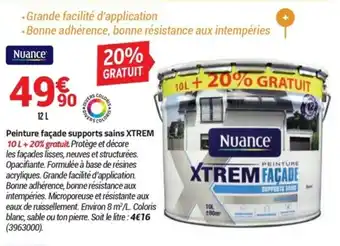 Bricorama Peinture façade Supports sains XTREM offre
