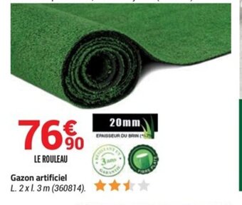 Bricorama Gazon artificiel offre