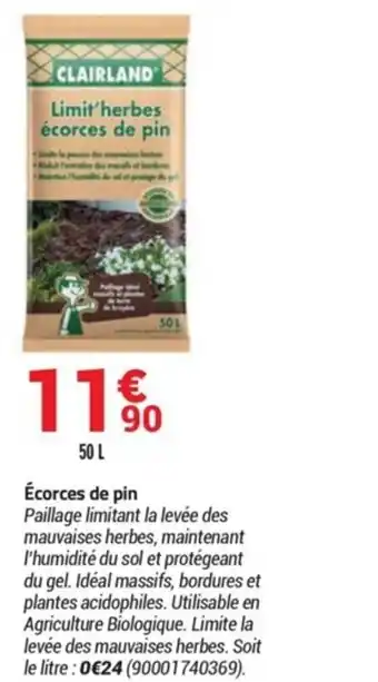 Écorces de pin