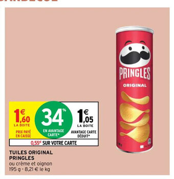 Intermarché Tuiles original pringles offre