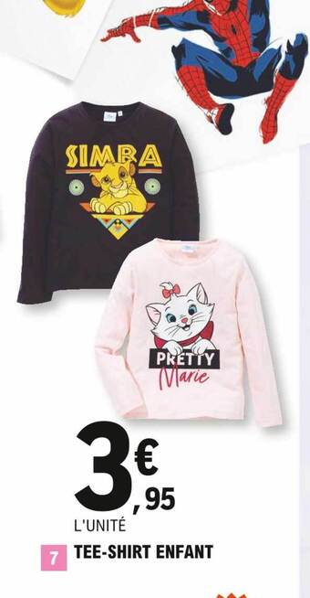 E.Leclerc Tee-shirt enfant offre