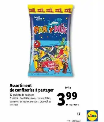 Lidl Assortiment de confiseries à partager offre