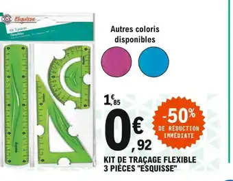 E.Leclerc Kit de traçage flexible 3 pièces offre