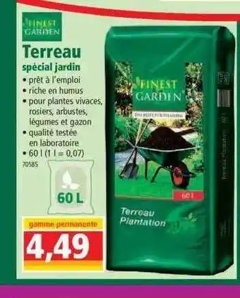 Norma Terreau spécial jardin finest garden offre