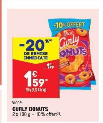 ALDI Vico curly donuts offre