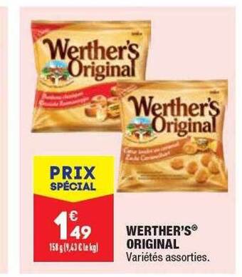 ALDI Werther's original offre
