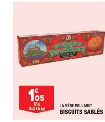 ALDI La mère poulard biscuits sablés offre