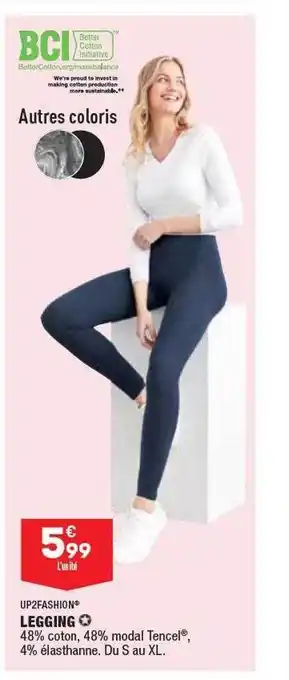 ALDI Legging up2fashion offre
