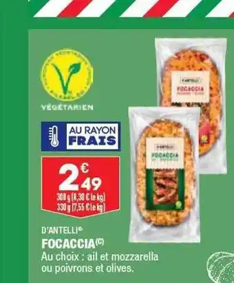 ALDI Focaccia d'antelli offre